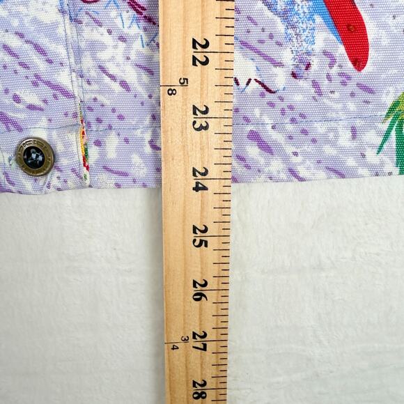 Haband Tudor Court Jacket Womens XL Art to Wear Tropical Beach Paradise - Picture 8 of 9